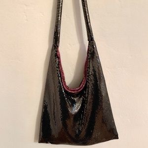 Vintage Malini Sulaika Silver Mesh Shoulder Bag